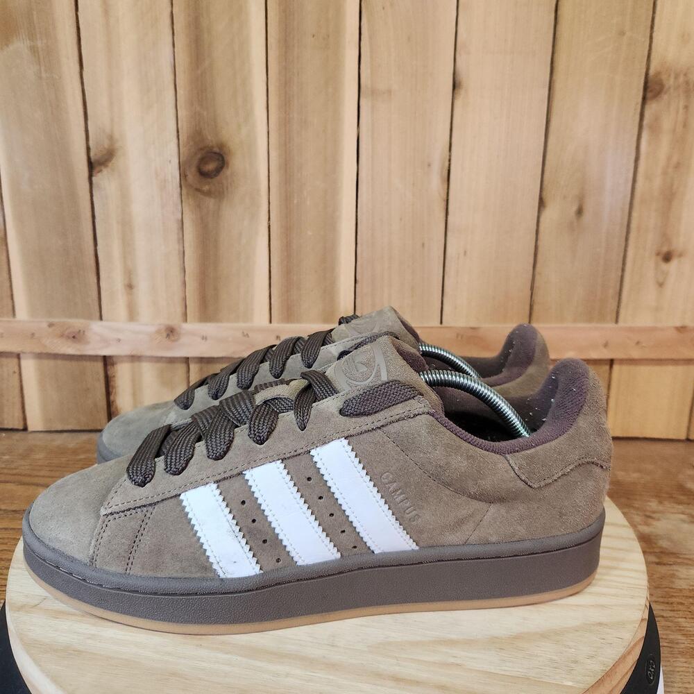 Adidas Campus 00s Shoes Mens 11.5 Brown Suede White Stripes Sneakers Low Top